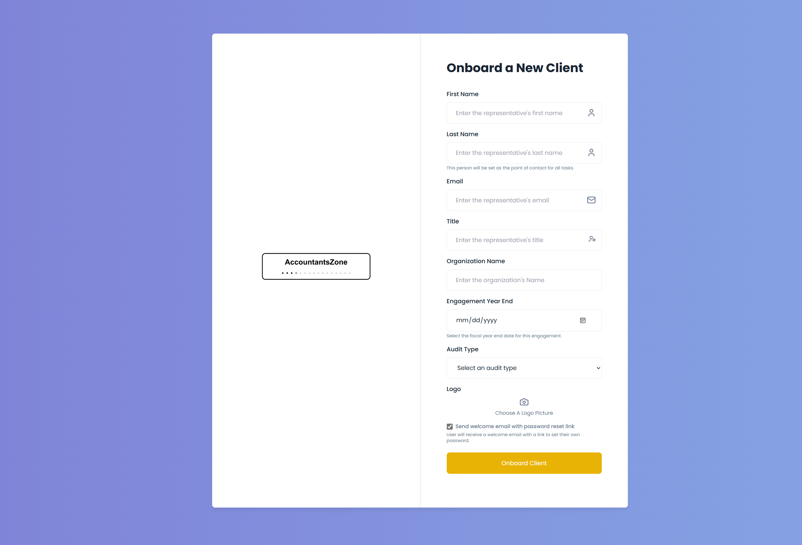 Client Onboarding
