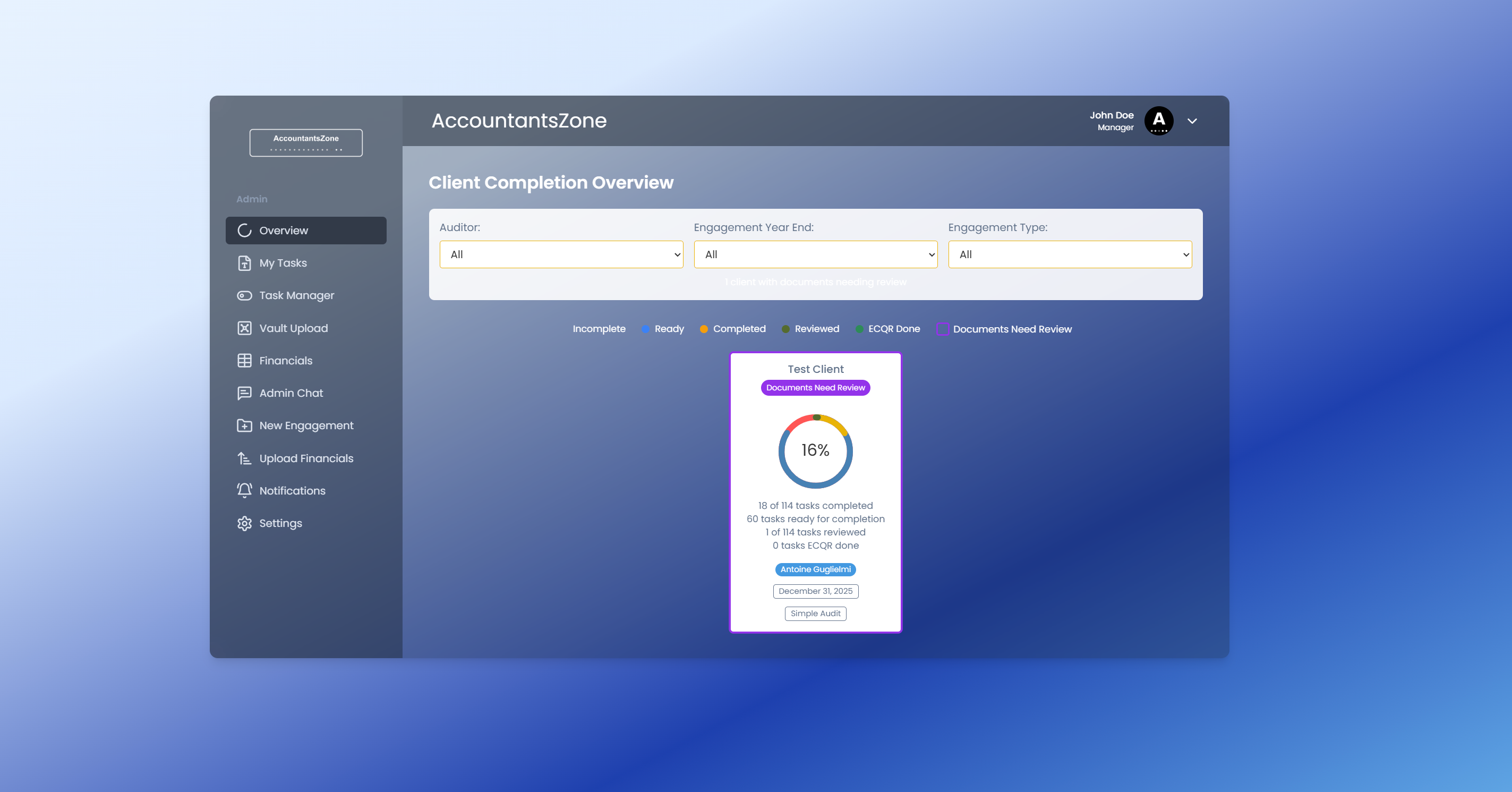 Admin Dashboard